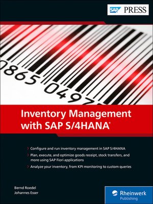 cover image of Inventory Management with SAP S/4HANA